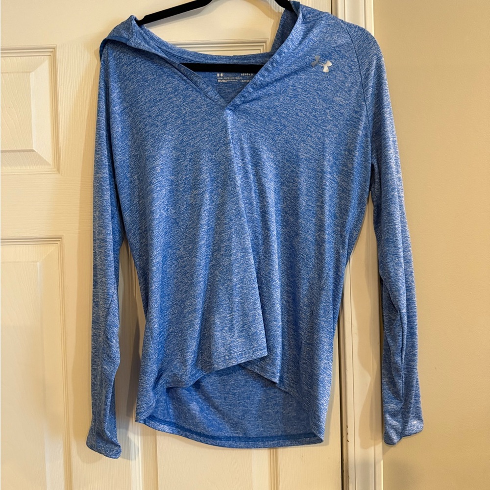 Under Armour Blue Asymmetrical Long Sleeve Shirt